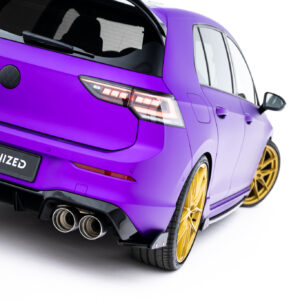 Maxton Design Задние боковые спойлеры V.5 + закрылки для Volkswagen Golf R Hatchback Mk8 Facelift