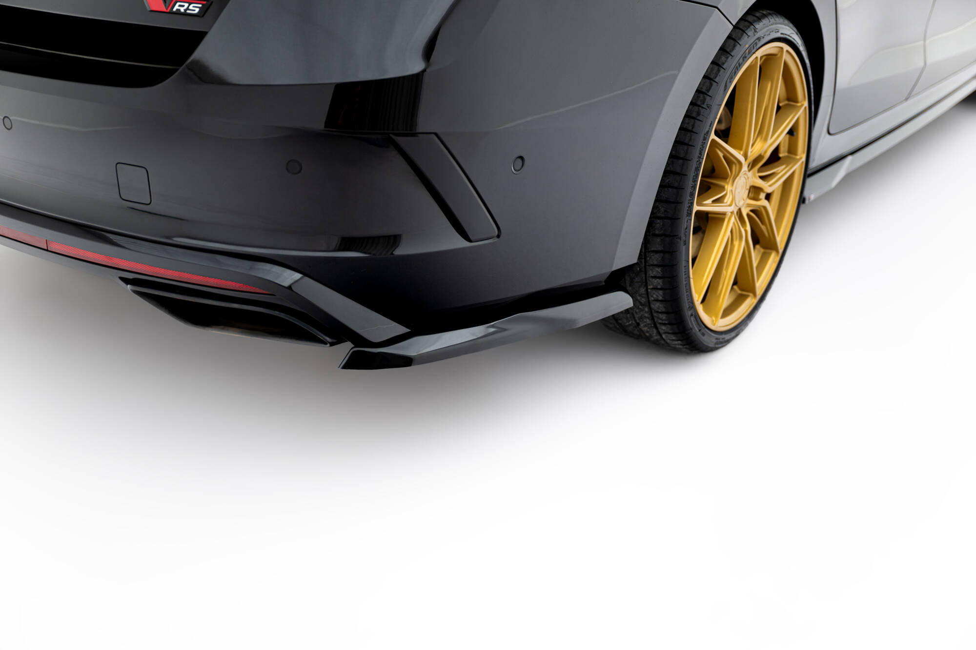 Maxton Design Задние боковые сплиттеры V.5 Skoda Octavia RS Liftback / Combi Mk4 / Mk4 Facelift — изображение 2