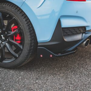 Maxton Design Задние боковые спойлеры V.7 + закрылки для хэтчбека Hyundai I30 N Mk3