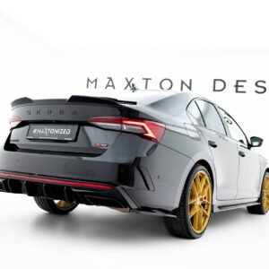Maxton Design Задние боковые сплиттеры V.7 Skoda Octavia RS Liftback / Combi Mk4 Facelift