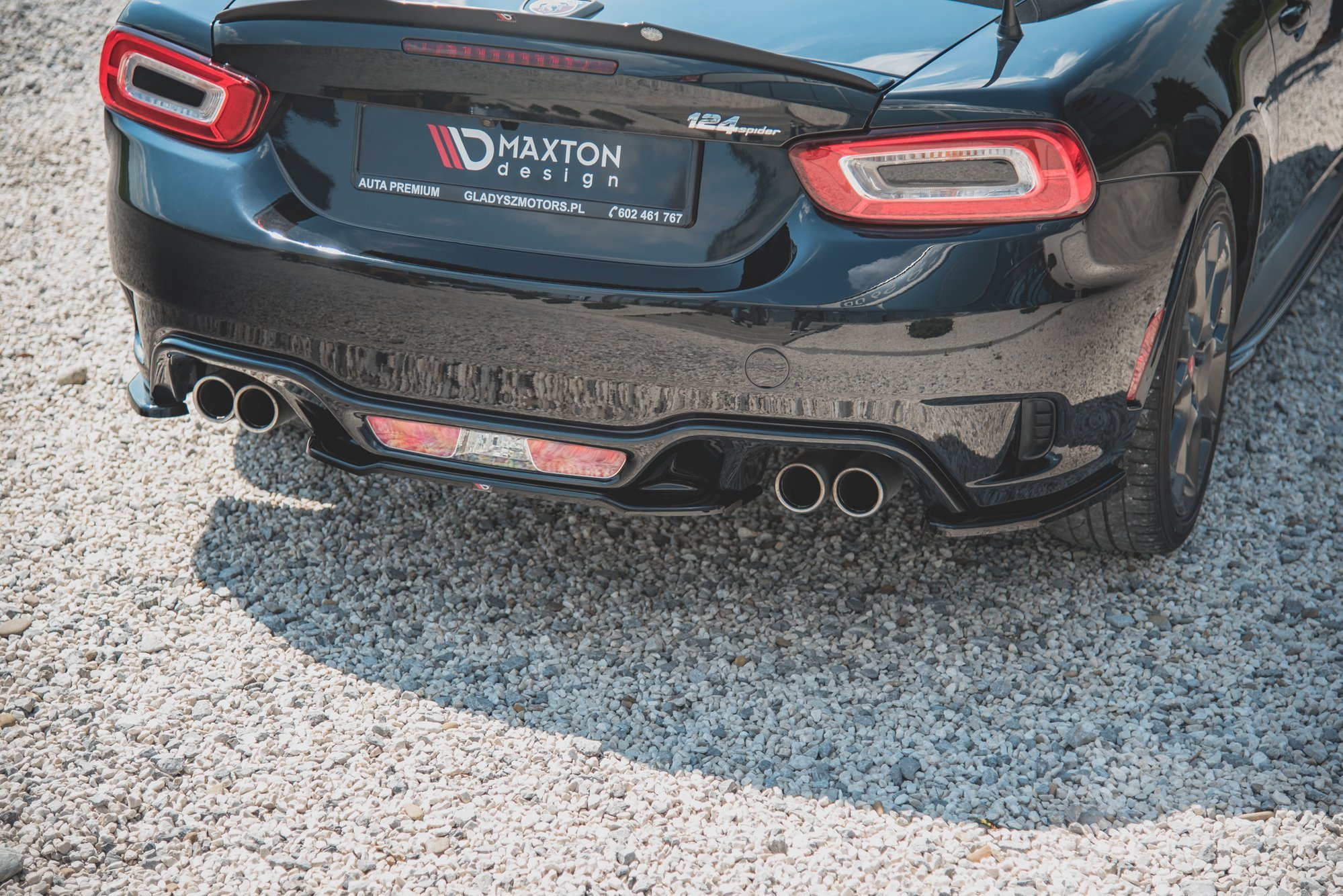 Maxton Design Задний сплиттер Abarth 124 Spider