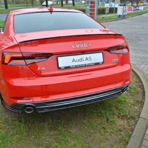 Maxton Design Задний сплиттер Audi A5 F5 S-Line (без вертикальных планок)