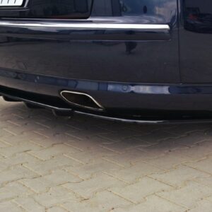Maxton Design Задний сплиттер Audi A8 W12 D3 (с вертикальными планками)