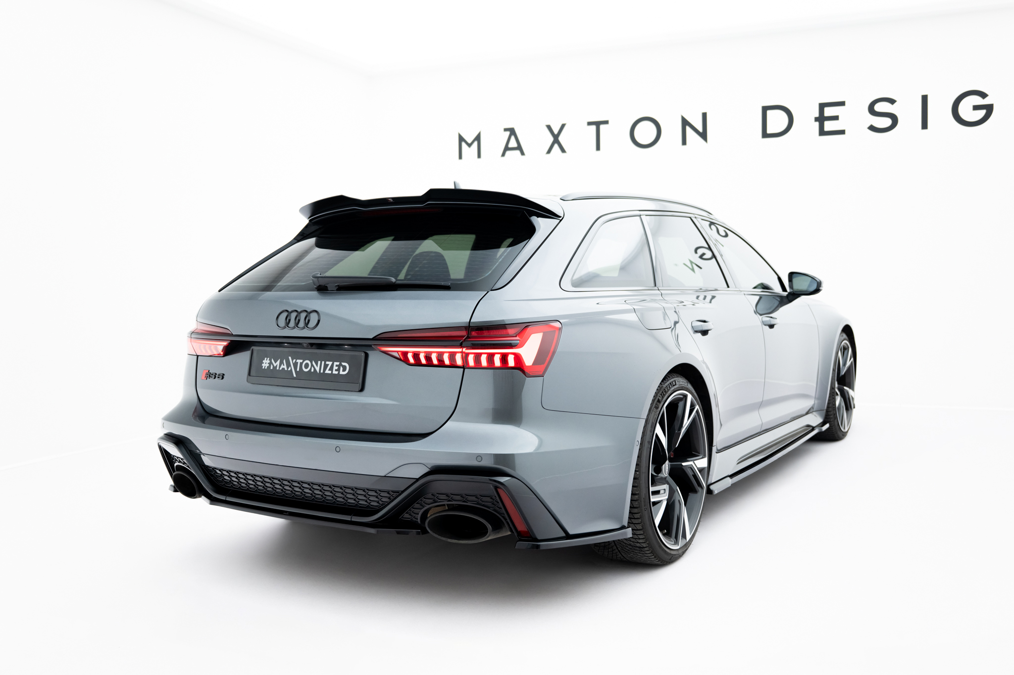 Maxton Design Задний сплиттер Audi RS6 C8 / C8 Facelift