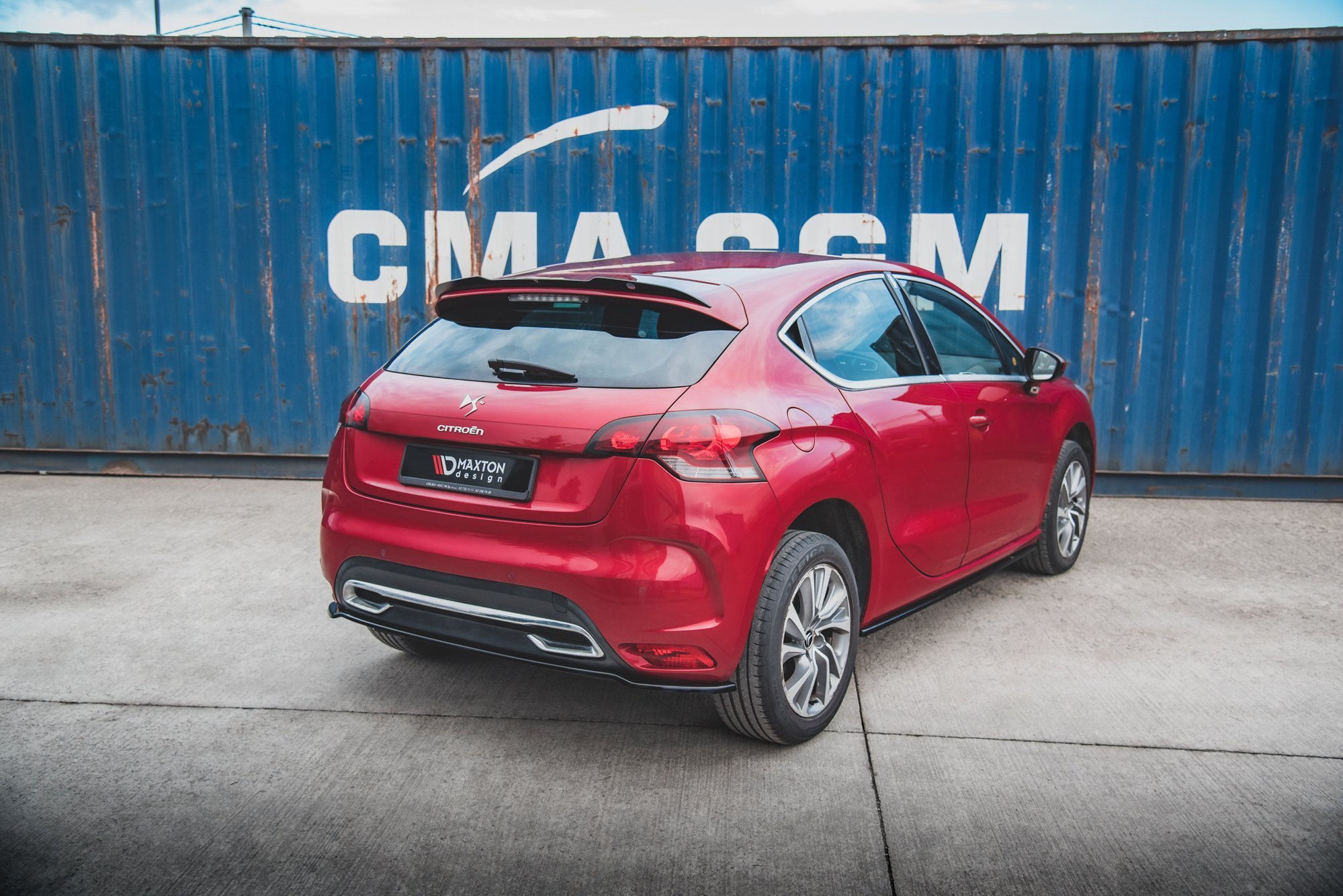 Maxton Design Задний сплиттер Citroen DS4