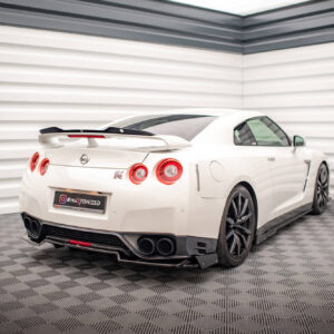 Maxton Design Задний сплиттер + брызговики для Nissan GTR R35 Facelift