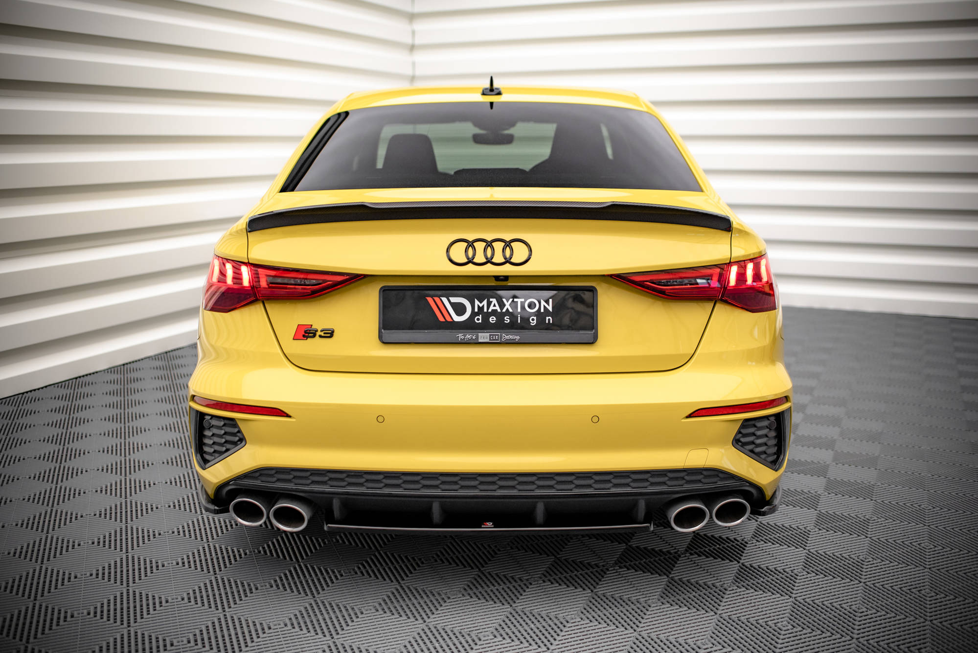 Maxton Design Задний сплиттер для Audi S3 Sedan 8Y