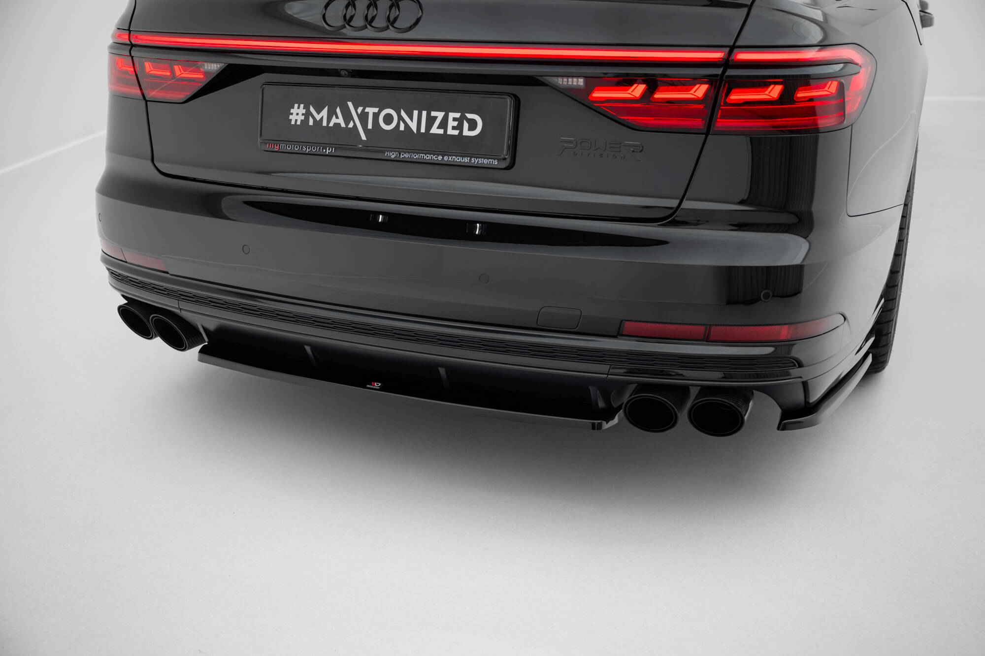 Maxton Design Задний сплиттер для Audi S8 D5