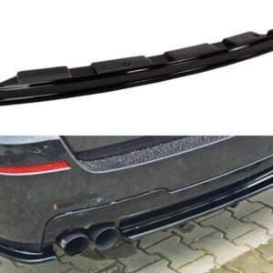 Maxton Design Задний сплиттер для BMW 5 M-Pack Sedan/Touring F10/F11 - без вертикальных перекладин (подходит для двух двойных выхлопных патрубков)