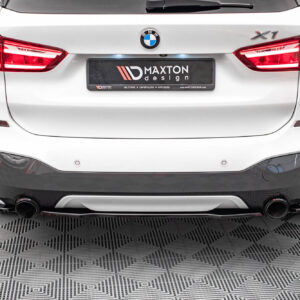 Maxton Design Задний сплиттер для BMW X1 M-Pack F48 / F48 Facelift