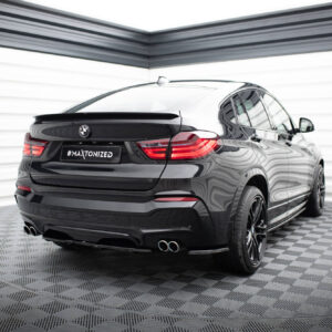 Maxton Design Задний сплиттер для BMW X4 M-PACK (с вертикальной перекладиной)