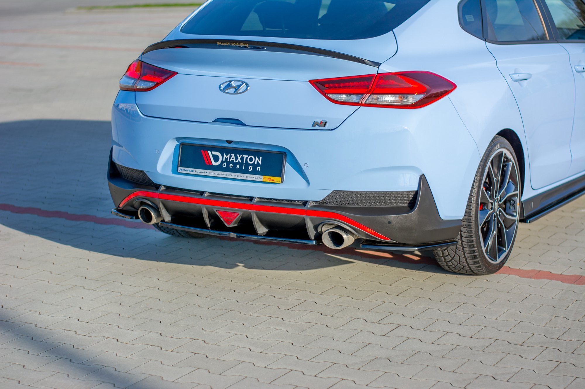 Maxton Design Задний спойлер Hyundai I30 N Mk3 Fastback