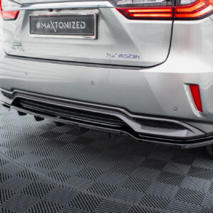 Maxton Design Задний сплиттер Lexus RX Mk4 H (с вертикальными планками)