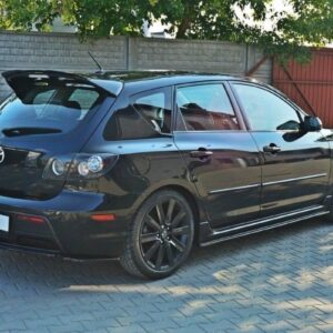 Maxton Design Задний сплиттер для MAZDA 3 MPS MK1 PREFACE, версия для США (без вертикальных планок)