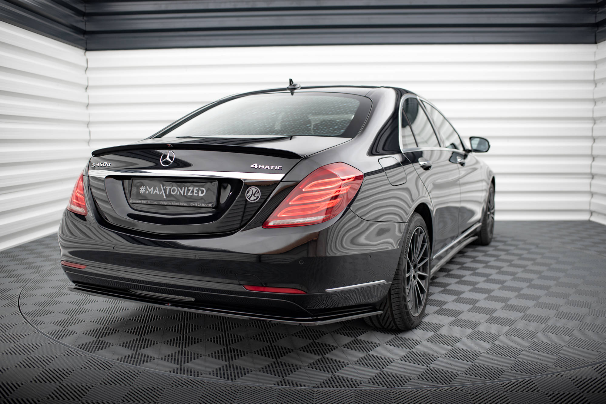 Maxton Design Задний сплиттер V.2 для Mercedes-Benz S W222 — изображение 3