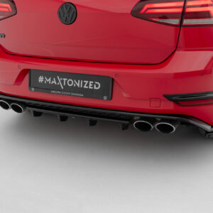 Maxton Design Задний сплиттер Volkswagen Golf R Hatchback Mk7 Facelift