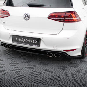 Maxton Design Задний сплиттер для VW GOLF VII R (с вертикальными планками)