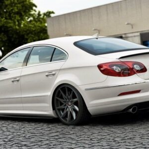 Maxton Design Задний сплиттер для VW Passat CC R36 RLINE (префейс) (с вертикальными планками)