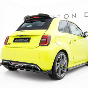 Maxton Design Задний сплиттер (с вертикальными планками) Abarth 500e