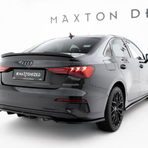 Maxton Design Задний сплиттер (с вертикальными планками) Audi A3 Sedan 8Y