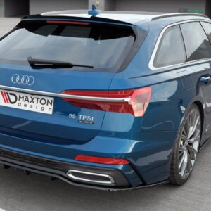 Maxton Design Задний сплиттер (с вертикальными планками) Audi A6 S-Line C8