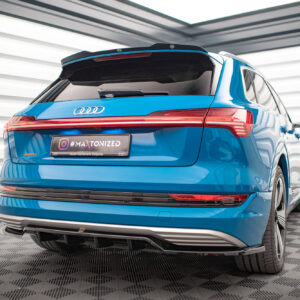 Maxton Design Задний сплиттер (с вертикальными планками) Audi e-tron