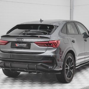 Maxton Design Задний сплиттер (с вертикальными планками) Audi Q3 Sportback S-Line F3
