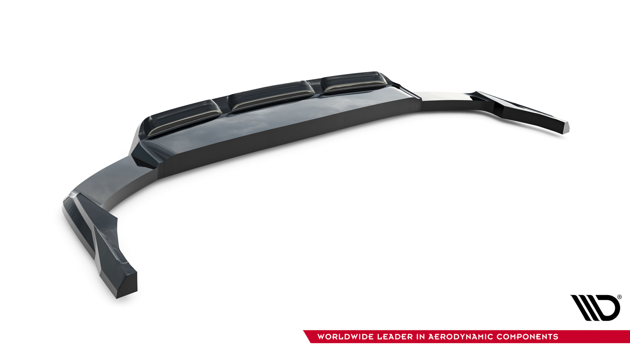 Maxton Design Задний сплиттер (с вертикальными планками) Audi Q8 Mk1 Facelift — изображение 7