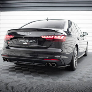 Maxton Design Задний сплиттер (с вертикальными планками) Audi S4 B9 Facelift