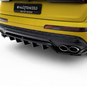 Maxton Design Задний сплиттер (с вертикальными планками) Audi SQ7 Mk2 (4M) рестайлинг