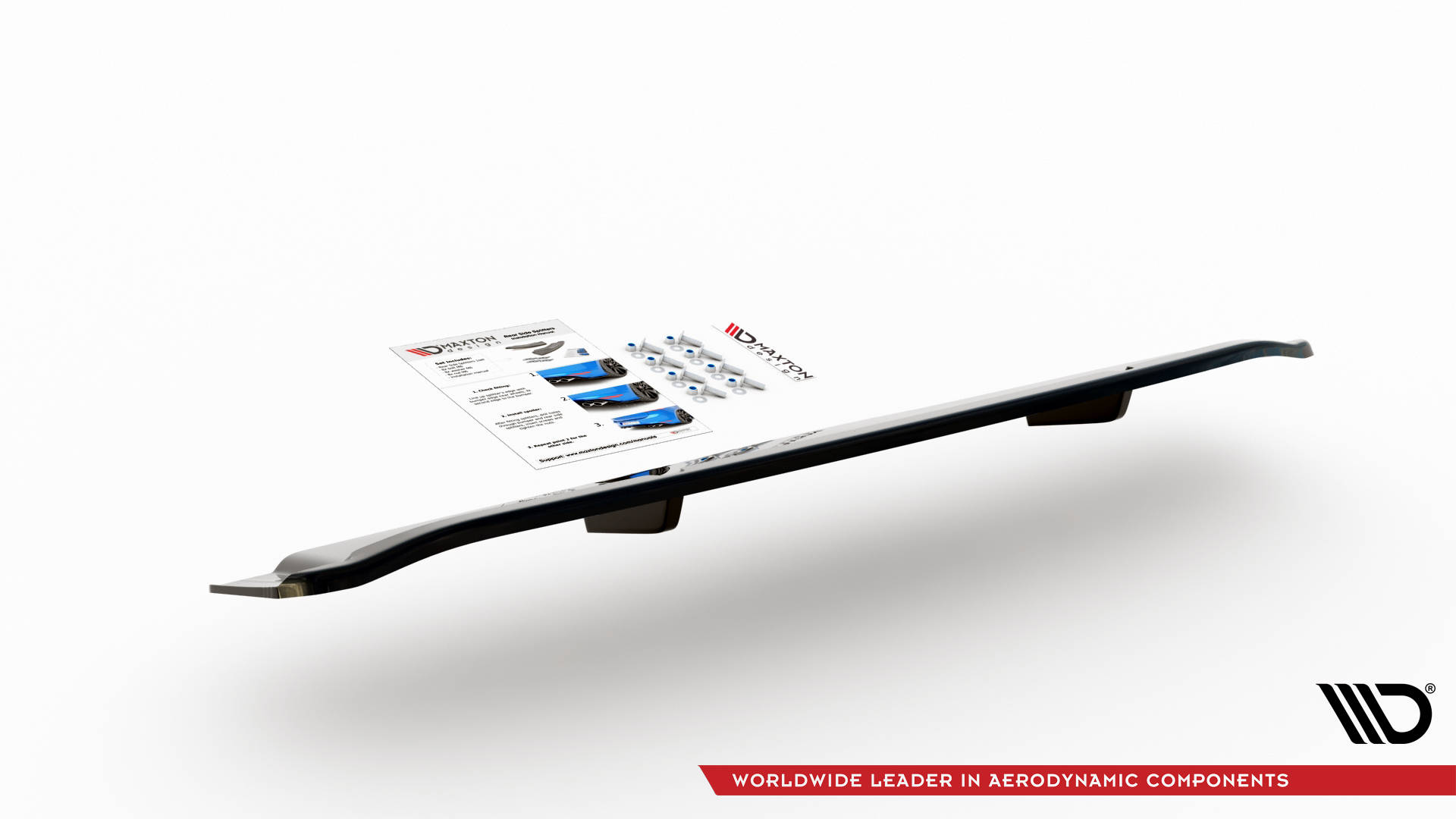 Maxton Design Задний сплиттер (с вертикальными планками) Audi SQ8 Mk1 — изображение 4