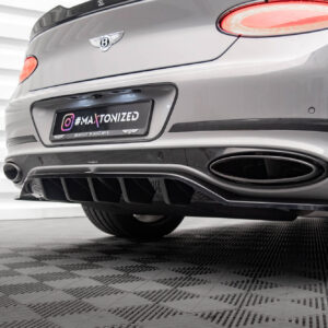 Maxton Design Задний сплиттер (с вертикальными планками) Bentley Continental Convertible GT Mk3