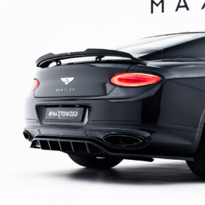 Maxton Design Задний сплиттер (с вертикальными планками) Bentley Continental GT Coupe Mk3
