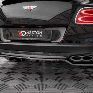 Maxton Design Задний сплиттер (с вертикальными планками) Bentley Continental GT V8 S Mk2