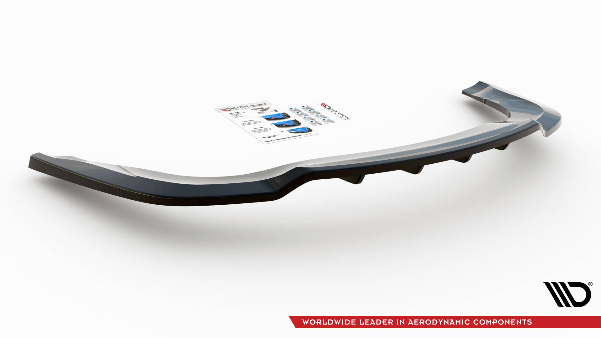 Maxton Design Задний сплиттер (с вертикальными планками) Bentley Continental GT V8 S Mk2 — изображение 5