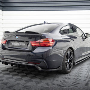 Maxton Design Задний сплиттер (с вертикальными планками) BMW 4 Coupe / Gran Coupe / Cabrio M-Pack F32 / F36 / F33