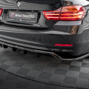 Maxton Design Задний сплиттер (с вертикальными планками) BMW 4 Gran Coupe F36