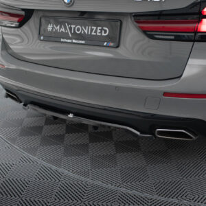 Maxton Design Задний сплиттер (с вертикальными планками) BMW 5 G30 / G31 рестайлинг
