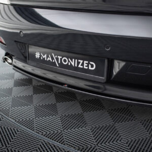 Maxton Design Задний сплиттер (с вертикальными планками) BMW 6 Купе / Кабриолет E63 / E64