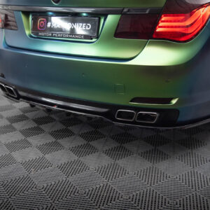 Maxton Design Задний сплиттер (с вертикальными планками) BMW 7 F01