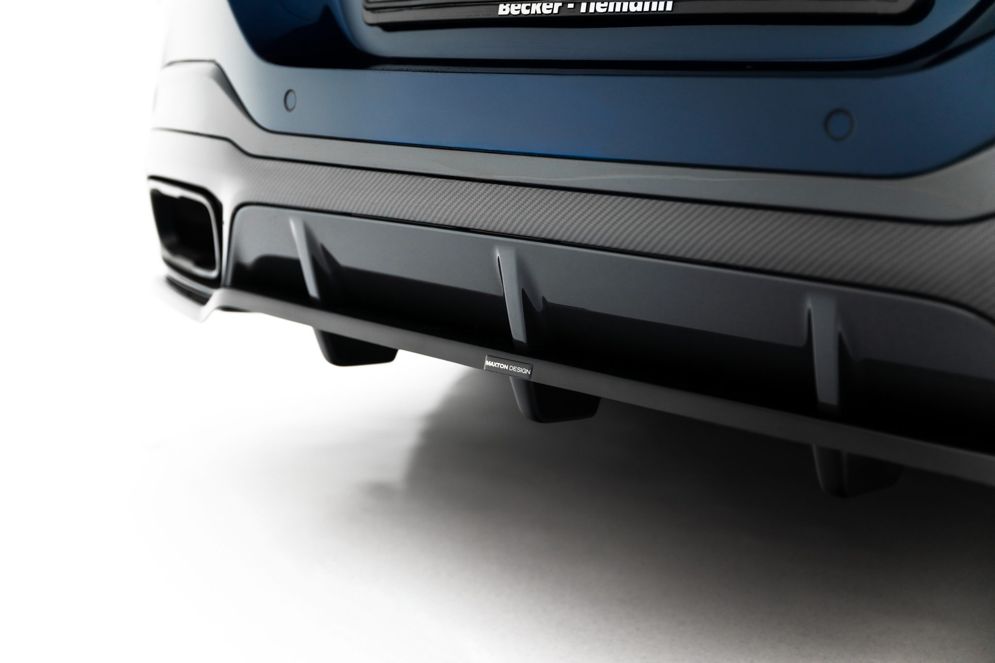 Maxton Design Задний сплиттер (с вертикальными планками) BMW 8 Gran Coupe M-Pack G16 — изображение 5