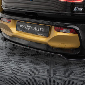 Maxton Design Задний сплиттер (с вертикальными планками) BMW i3 S Mk1 Facelift