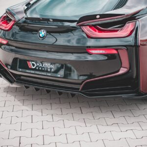 Maxton Design Задний сплиттер (с вертикальными планками) BMW i8