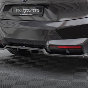 Maxton Design Задний сплиттер (с вертикальными планками) BMW iX M-Pack i20