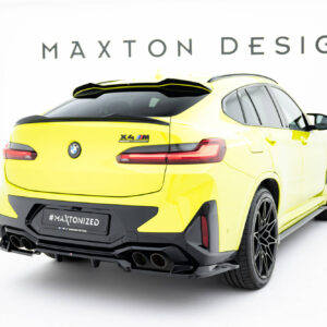 Maxton Design Задний сплиттер (с вертикальными планками) BMW X4M F98 Facelift