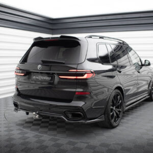 Maxton Design Задний сплиттер (с вертикальными планками) BMW X7 M-Pack G07 рестайлинг