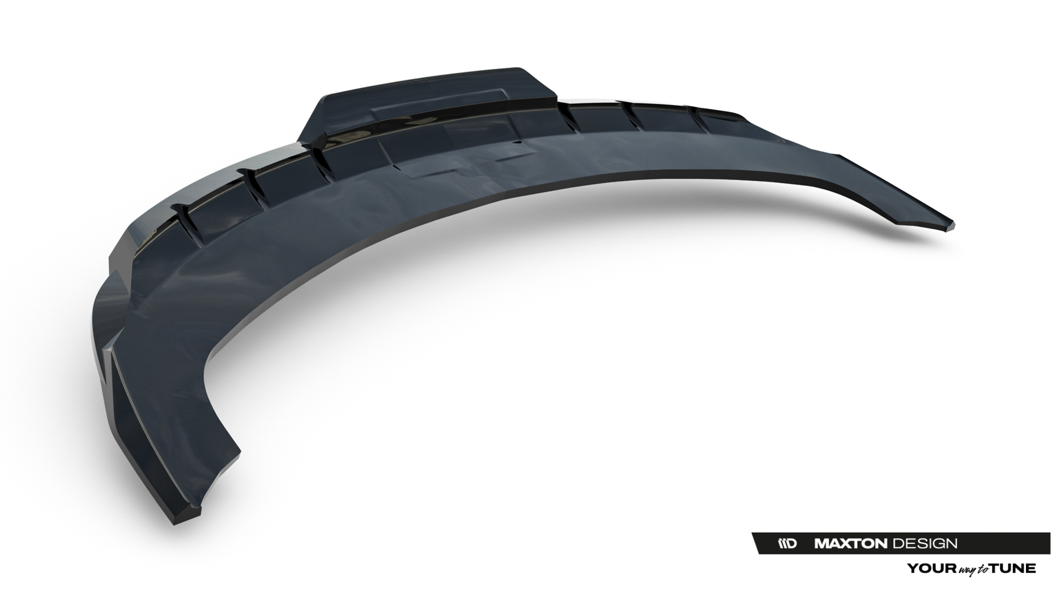 Maxton Design Задний сплиттер (с вертикальными планками) BYD Seal Mk1 — изображение 6