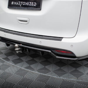 Maxton Design Задний сплиттер (с вертикальными планками) Chrysler Pacifica Mk2 Facelift