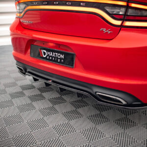 Maxton Design Задний сплиттер (с вертикальными планками) Dodge Charger RT Mk7 Facelift