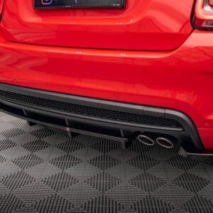Maxton Design Задний сплиттер (с вертикальными планками) Fiat 500X Sport Mk1 Facelift